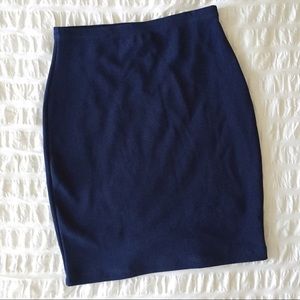 J. Crew Navy Bodycon Pencil Skirt